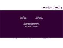 Tablet Screenshot of newtonlandry.com